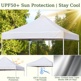 LIUJIAYI top cover provides UPF50+ UV protection for skin and gear.
