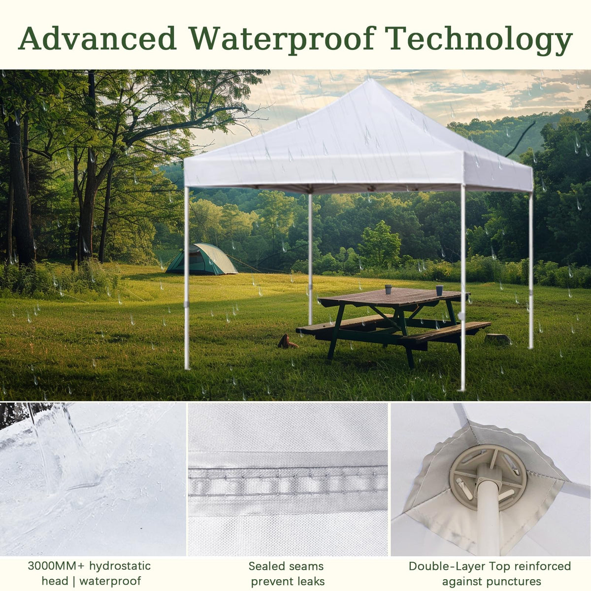 LIUJIAYI top cover demonstrates heat-sealed seams for strong waterproofing.