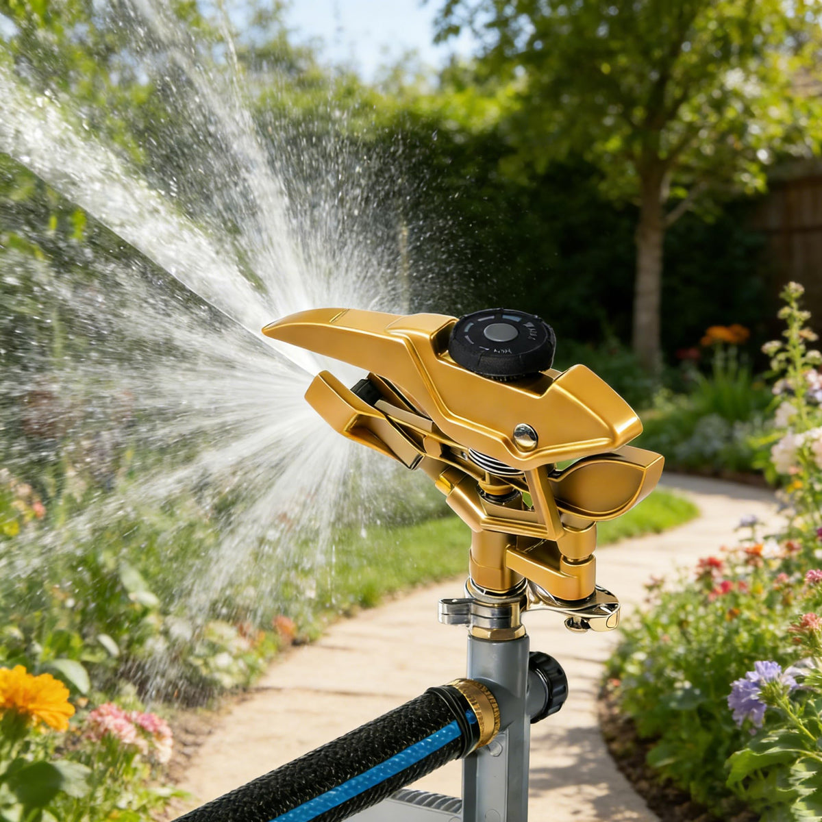 LIULO TOOL ideal for patios, gardens, and greenhouse irrigation tasks.