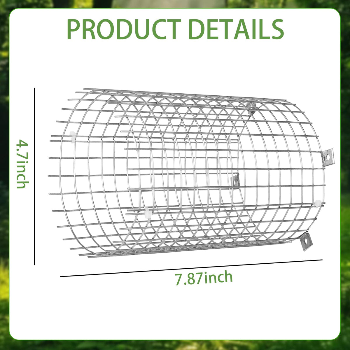 LiuLiXia stainless steel predator guard for birdhouses with rust resistance.