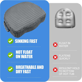 LIUYALO booster seat fits most hot tubs and outdoor spas