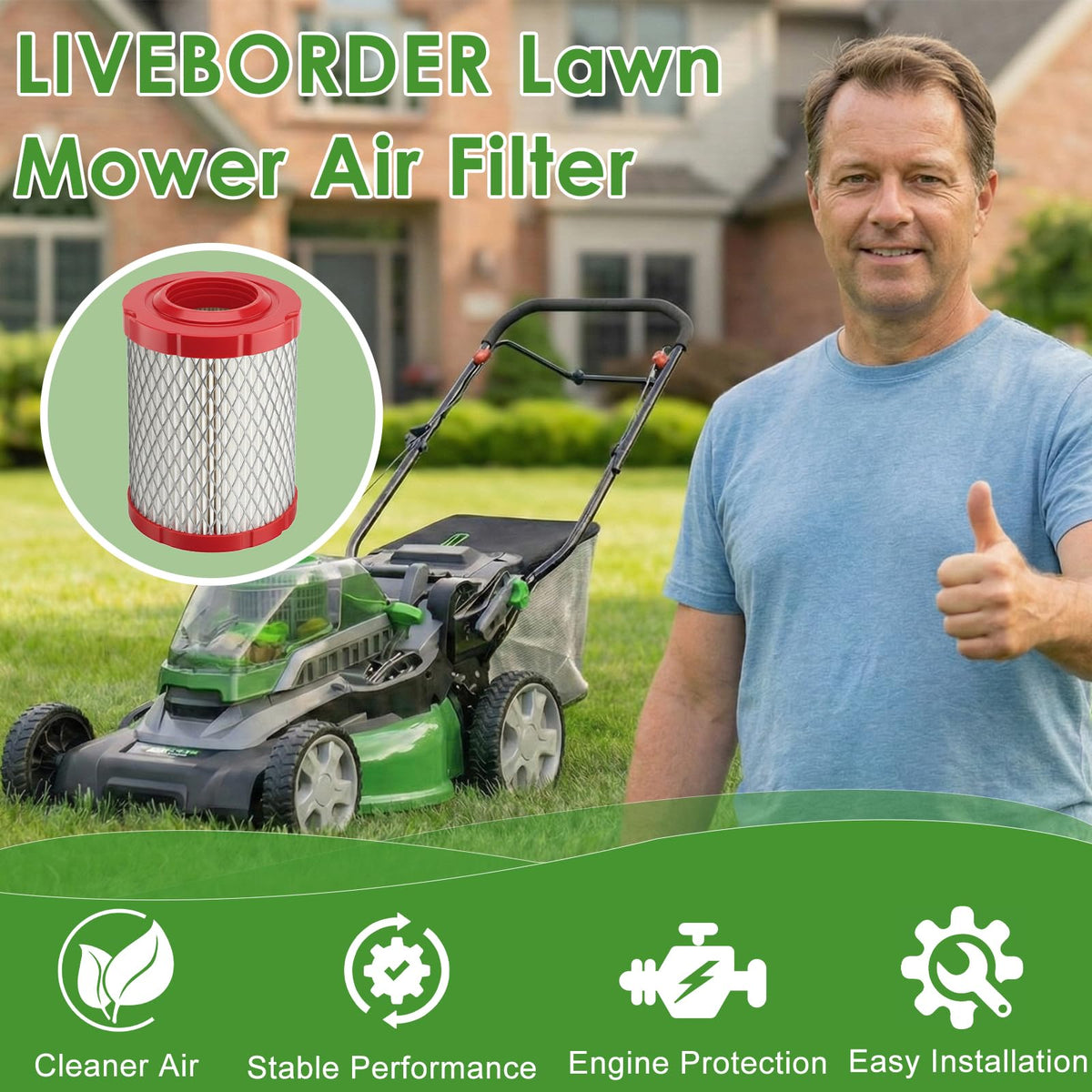 LiveBorder compatibility labels show broad model coverage for easy shopping
