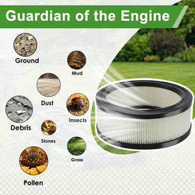 LIVEBORDER two air filters and two pre-filters provide value and ready replacements