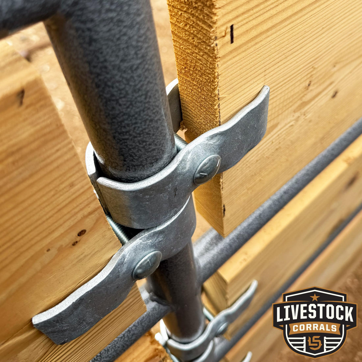 Livestock Corrals installation hardware supports fast, tool-friendly setup.