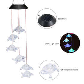 Lixada color changing LEDs provide a soft ambient glow for evenings