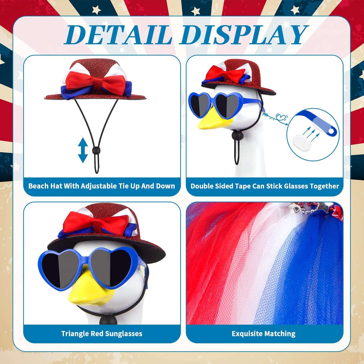 Lixintray adjustable-fit goose outfit suits 17-23 inch porch geese.