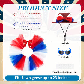 Lixintray goose sunglasses complete the festive look for sunny yard events.