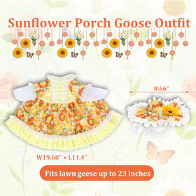 Lixintray goose costume on lawn for porch and patio ambiance