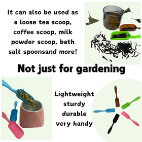 Liyee black mini gardening spoon versatile for kitchen and garden