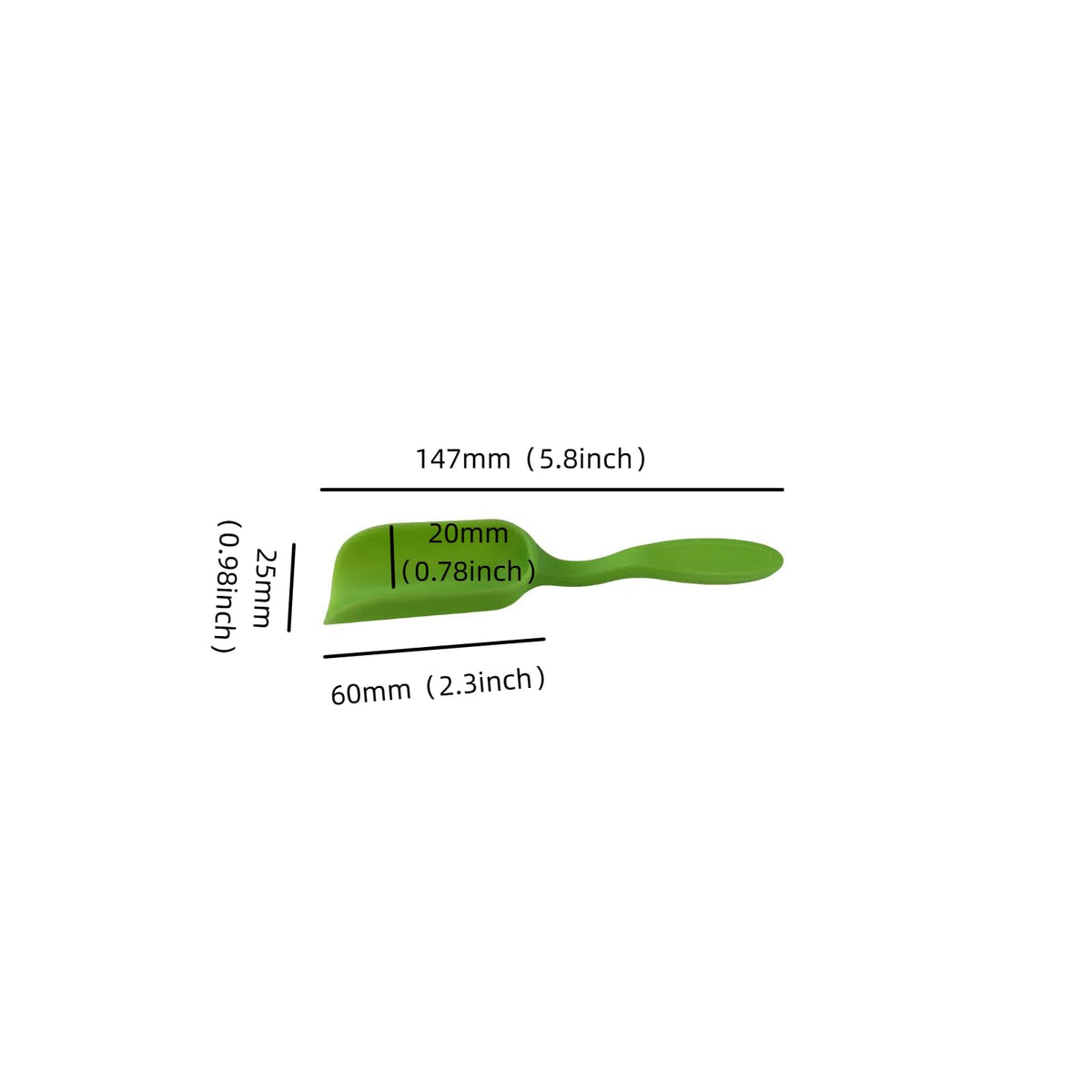 Liyee blue mini gardening spoon doubles as tea scoop