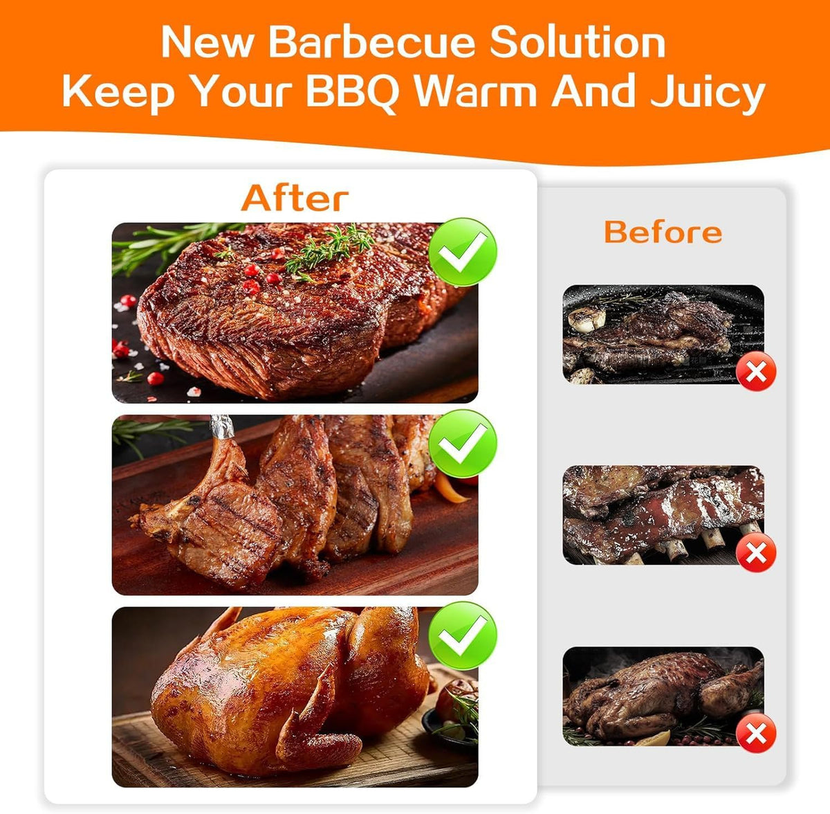 LIYILE meat blanket collapsed for compact storage