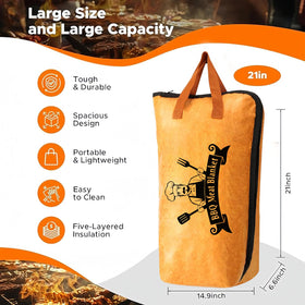 LIYILE thermal bag for smoked meat used as portable carrier