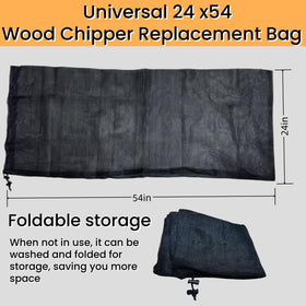 Lizeisadi bag ideal for leaf and chip collection in outdoor spaces.