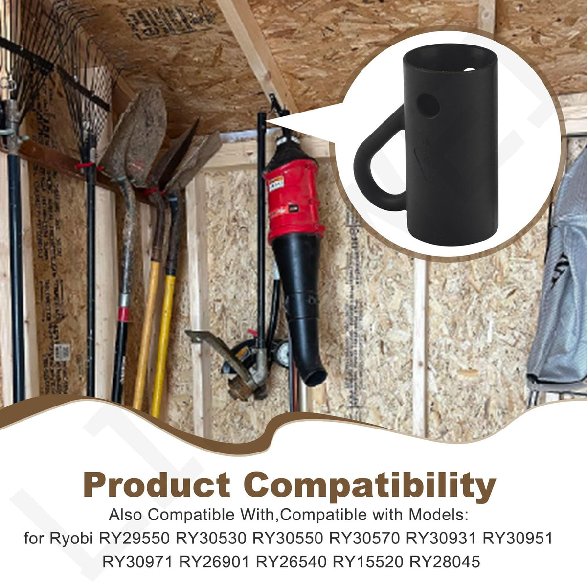 LIZEWEI 518019002 storage cap for Ryobi RY30971, ready-to-install part