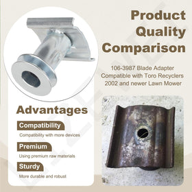 LIZEWEI Blade Driver Assembly Kit blade support for durable mowing performance.