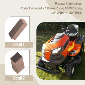 LIZEWEI brake pad compatible with AYP PP1136J – easy maintenance.