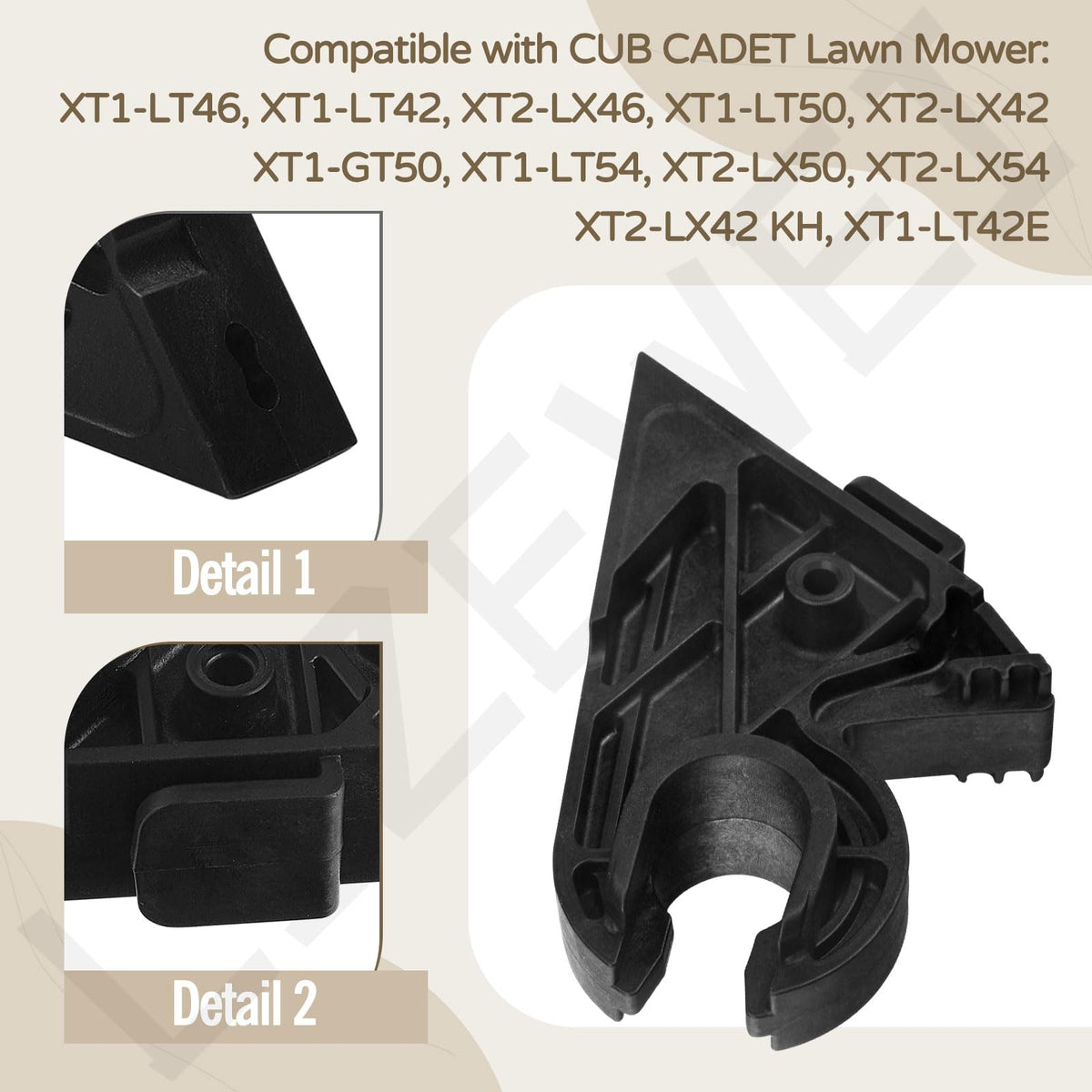 LIZEWEI compatible mowers including XT1-LT46 and XT2-LX46 for easy upgrades