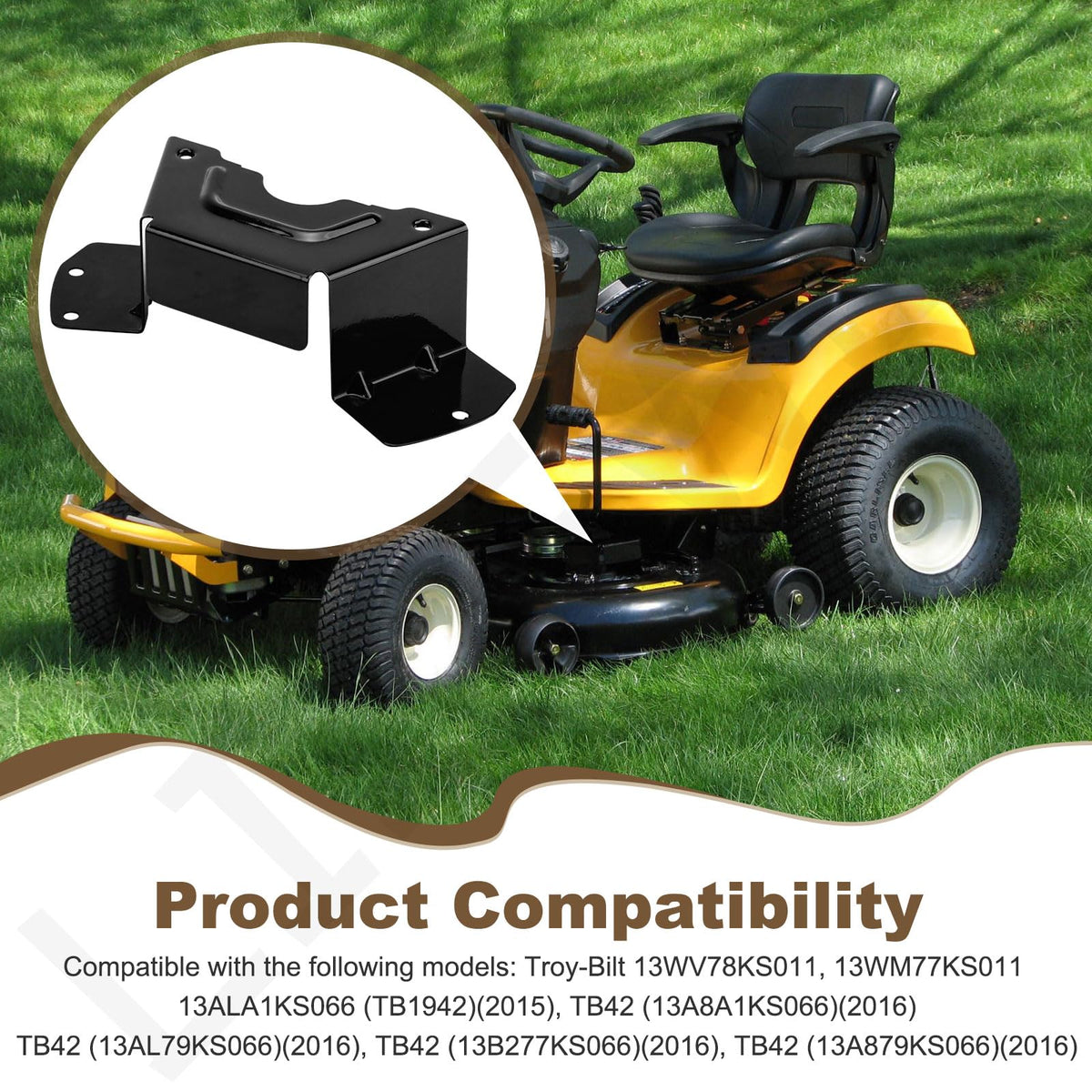 LIZEWEI deck belt cover, two-pack, keeps belt clean during mowing
