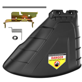 LIZEWEI discharge chute assembly directs grass clippings for a cleaner cut and easier cleanup.