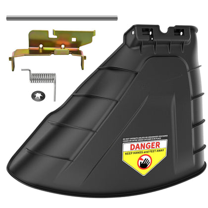 LIZEWEI discharge chute assembly directs grass clippings for a cleaner cut and easier cleanup.