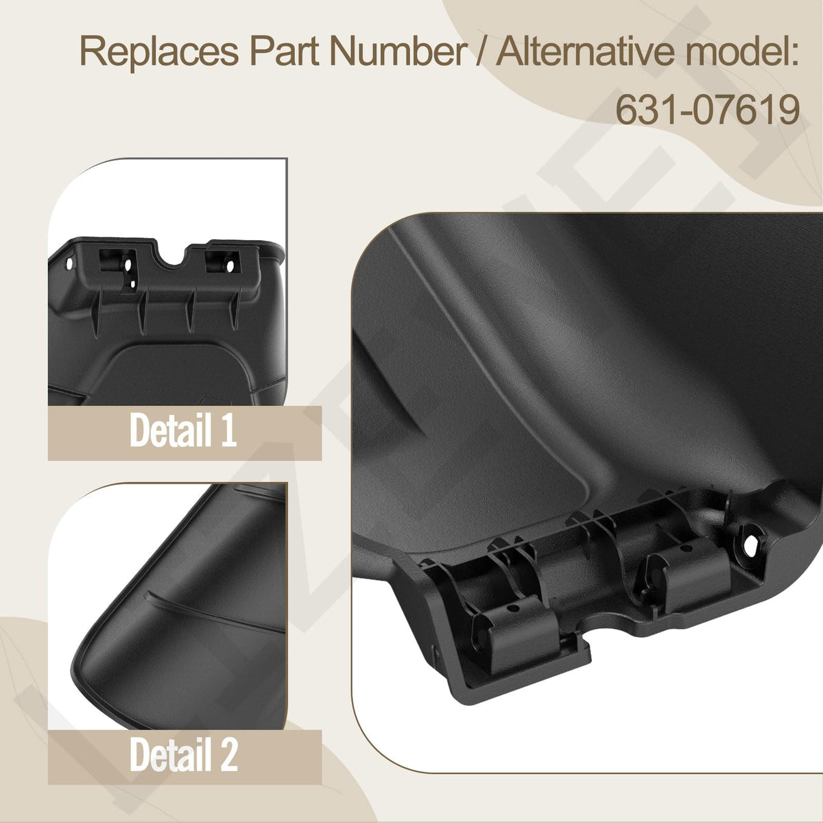 LIZEWEI easy-install discharge chute supports quick replacement with minimal tools.