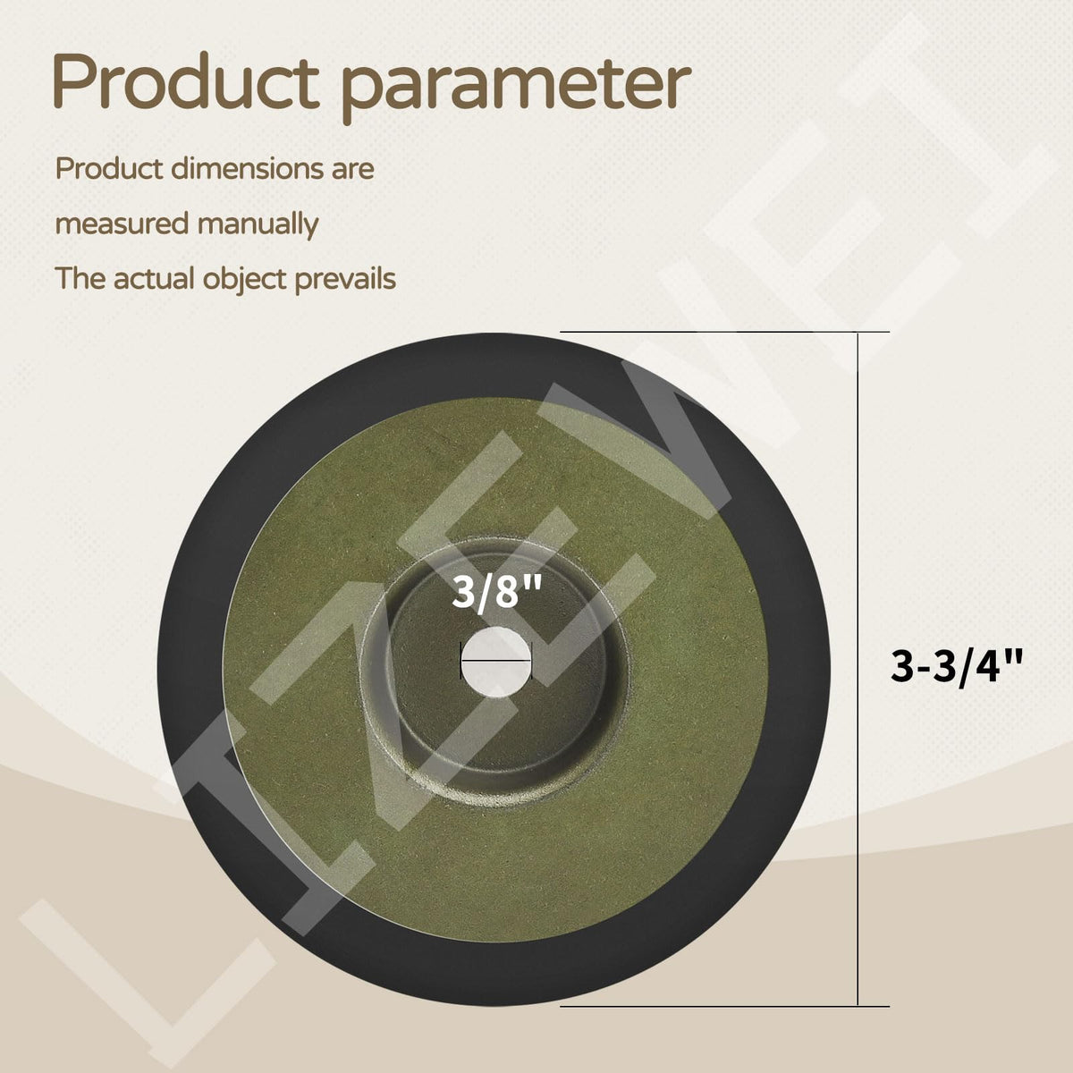 LIZEWEI GW-2111 horse tiller disc side view showing durable construction