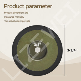 LIZEWEI GW-2111 horse tiller disc side view showing durable construction
