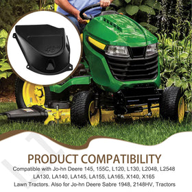 LIZEWEI 48-deck compatibility image shows fit with John Deere models.