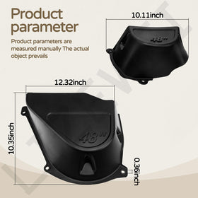 LIZEWEI GX22709 left belt shield protects components during mowing tasks.