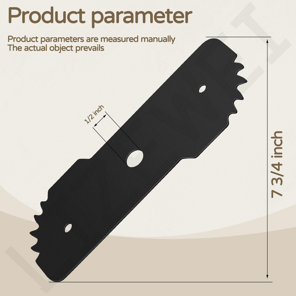 LIZEWEI edger blade made from hardened steel for durability