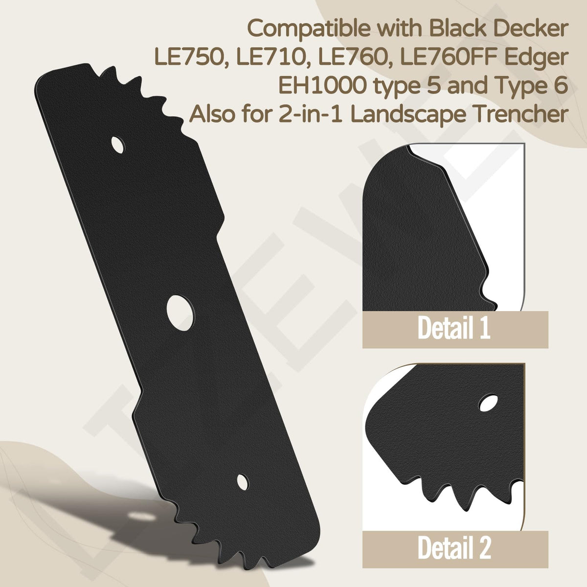 LIZEWEI high-temperature quenched edger blades resist wear