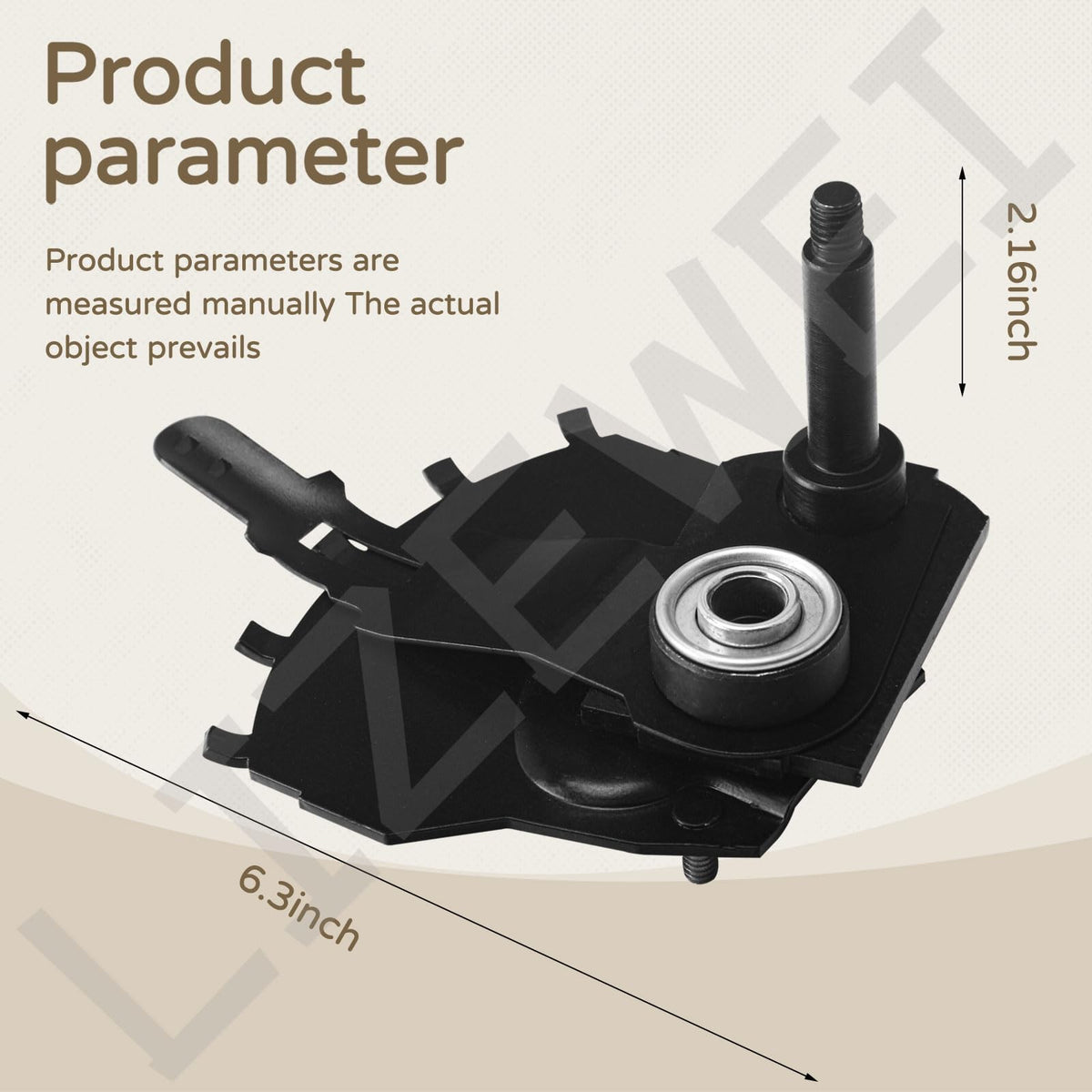 LIZEWEI wheel adjuster installed on Husqvarna HU550 for quick height changes.