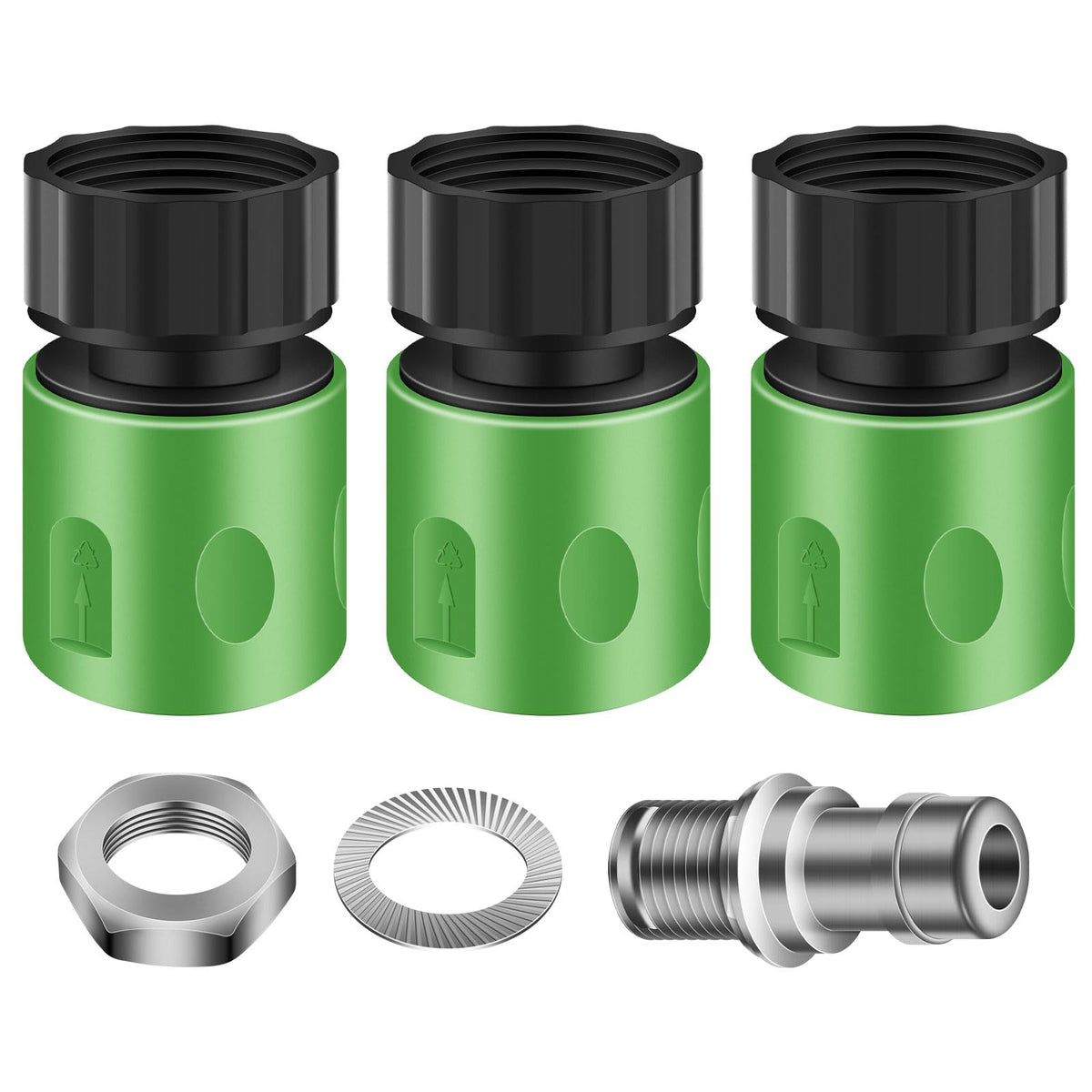 LIZEWEI Lawn Mower Deck Wash Kit quick-connect nozzle for efficient deck cleaning