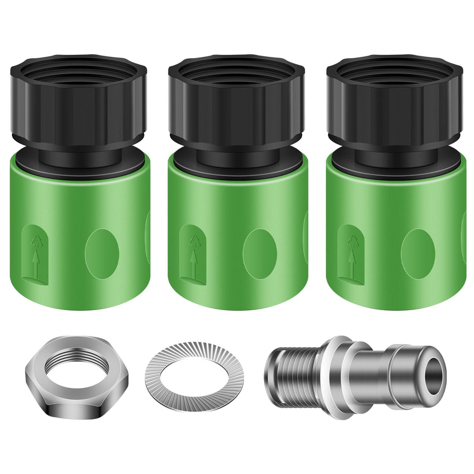 LIZEWEI Lawn Mower Deck Wash Kit quick-connect nozzle for efficient deck cleaning