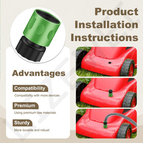 LIZEWEI Multi-purpose hose attachment good for garden watering and mower cleaning