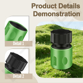 LIZEWEI Stainless steel blade with nut ensures secure deck-wash connection