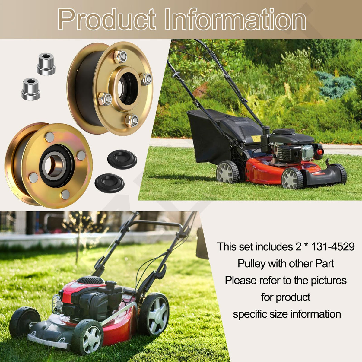 LIZEWEI Toro 30in TurfMaster compatibility shown for broad model fit
