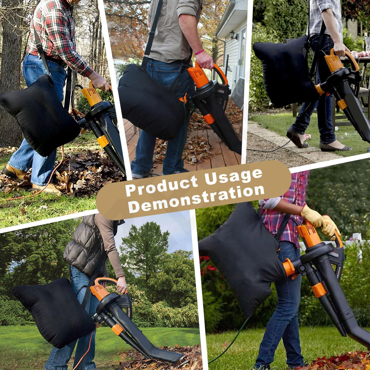 LIZEWEI Trivac bag design enables easy dump during cleanup.