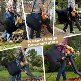 LIZEWEI Trivac bag design enables easy dump during cleanup.