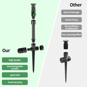 Lizjarol faucet connector 1/2-inch enables quick, tool-free hookup.