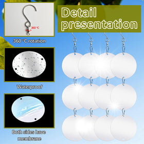 LIZOIDZSM 360° swivel hook enables flexible positioning to deter birds
