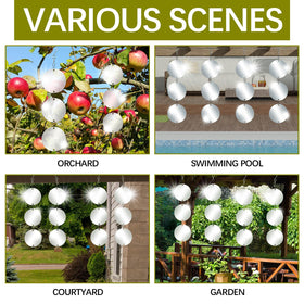 LIZOIDZSM versatile holiday-friendly bird deterrent for outdoor decor