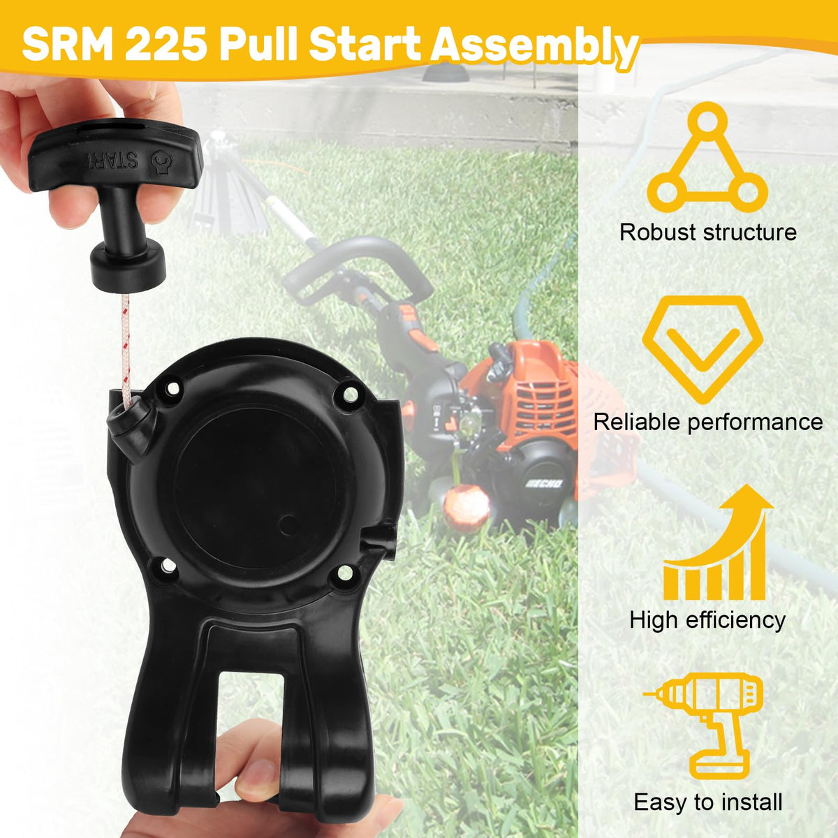 LJB Recoil Starter A051001312 return spring maintains consistent tension