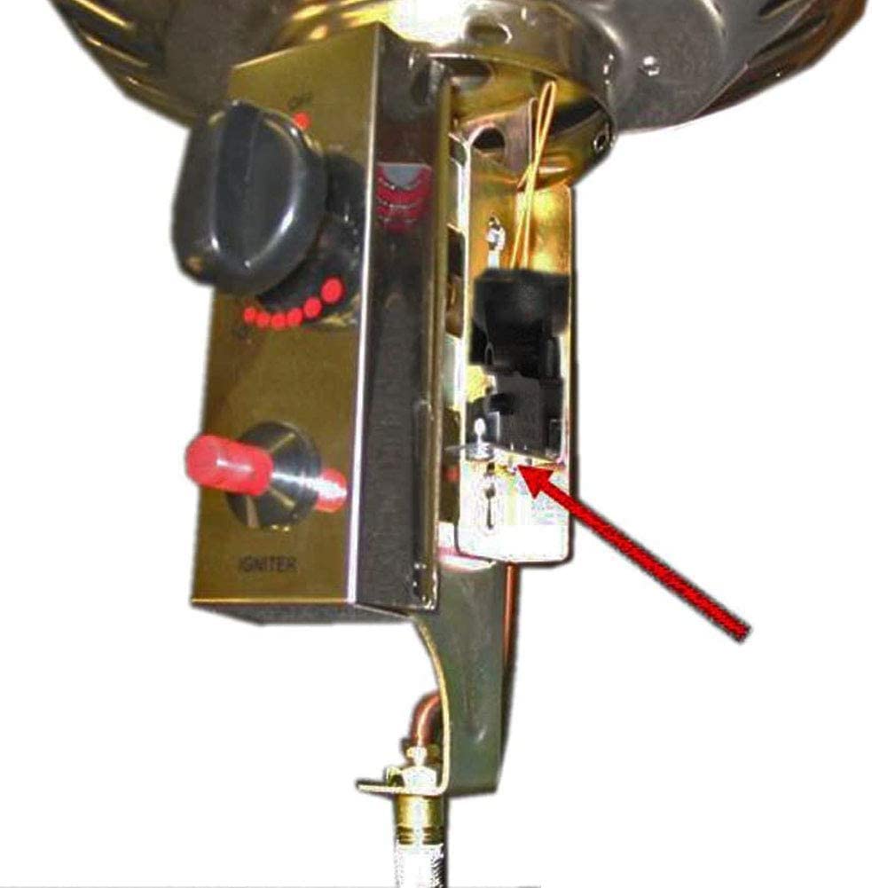 LJJDSLYU gas heater dump switch prevents tip-over and enhances safety