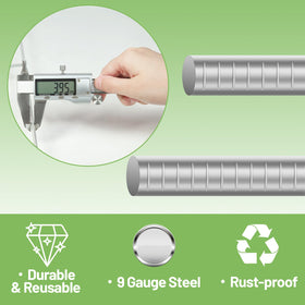 Ljliudu easy-install H-stakes simplify sign mounting without tools.