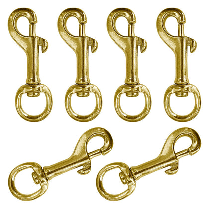 LJZP 8-piece brass flag clips, sturdy and rust-resistant for long-lasting flag setup