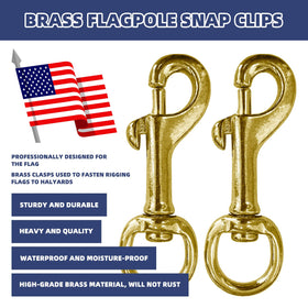 LJZP easy-to-install flag clips for quick flag setup and removal