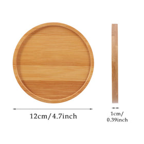 LKEREJOL 4-pack round saucers for succulent pots