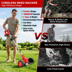 LKTOLS adjustable-height pole reduces back strain during use