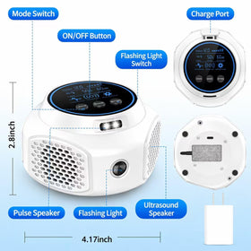 LKXDOV three-smart-modes setting provides customizable pest coverage for rooms.